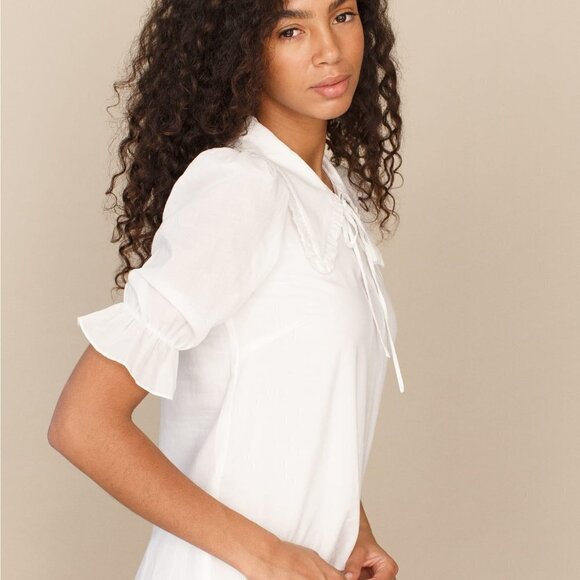 Reformation Driftwood Dress in Ivory size XL NWT - Picture 4 of 10